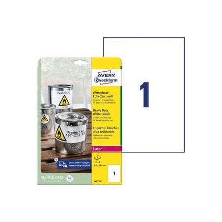 Avery Printer Label White